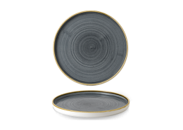 Stonecast Blueberry Chefs' Walled Plate